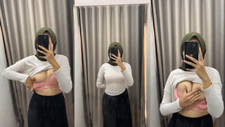Jilbab Bening VCS Pacar di Fitting Room